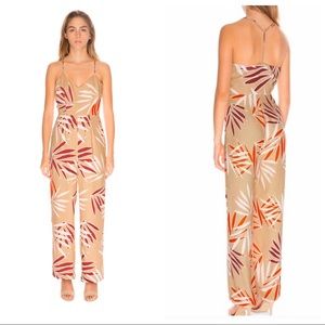 Finders Keepers Leaf Print Jumpsuit